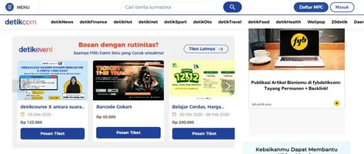 抢占印尼流量高地：通过Detik.com触达1.44亿月活用户