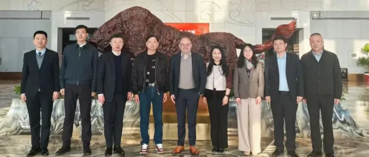 贝卡尔特采购副总裁Stijn Vancompernolle一行来访澳森