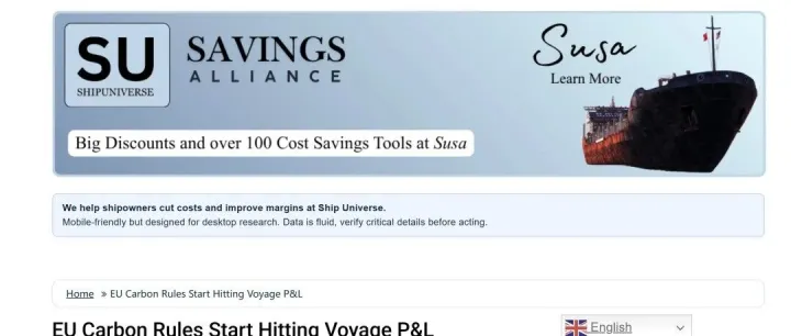 【洞察】欧盟碳规则开始影响航次盈亏（<em>Profit</em> and Loss）