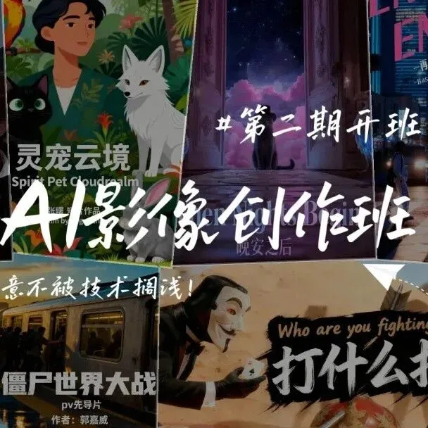 「AI影像创作班」倒计时2天——立即入门影视创作，新手也能快速上手
