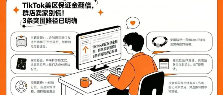 TikTok美区保证金翻倍，群店卖家别慌！3条突围路径已明确