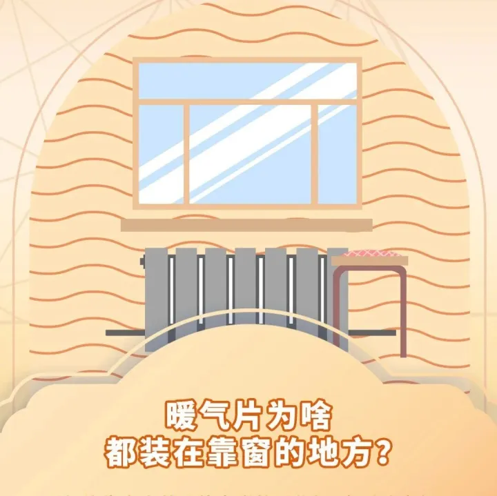 30秒懂丨暖气片为啥都装在靠窗的地方？