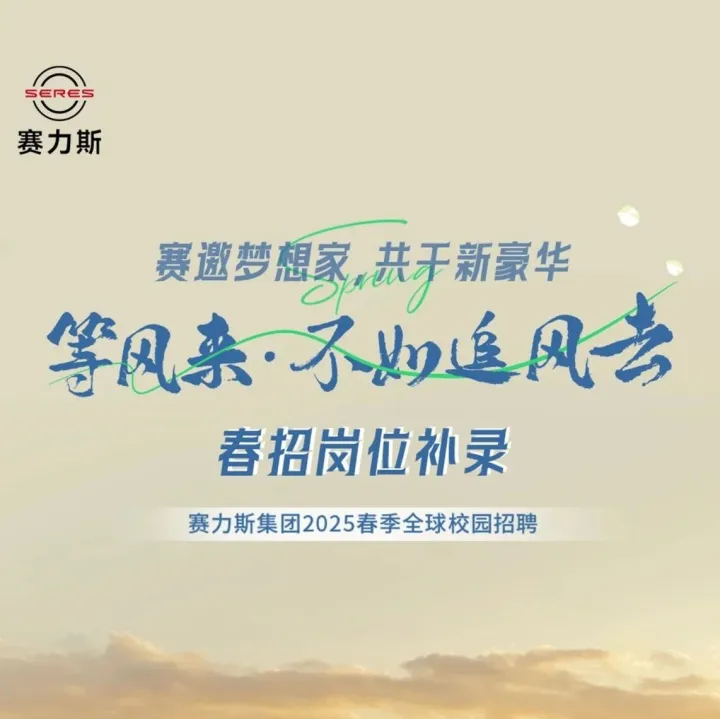 赛力斯集团2025春招岗位补录