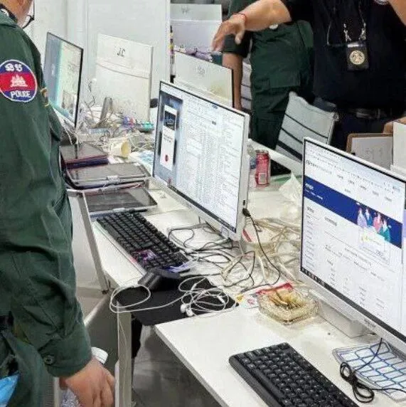 柬埔寨西港捣毁韩国网诈团伙，50人被捕