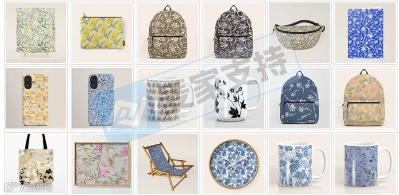 5-cv-14945,跨境卖家注意,蓝色勿忘我矢量图已注册版权,keith律所代理正维权!"