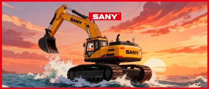 陆地能走，水里会游？三一这些挖掘机成精了！