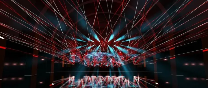 Full Moon Party中国广州站，镭射及灯光的渲染视频+渲染图片正式公布