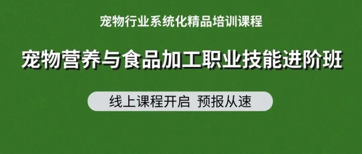 打造首个宠物行业系统化精品培训课程，宠物进阶班正在报名，线上课程开启！