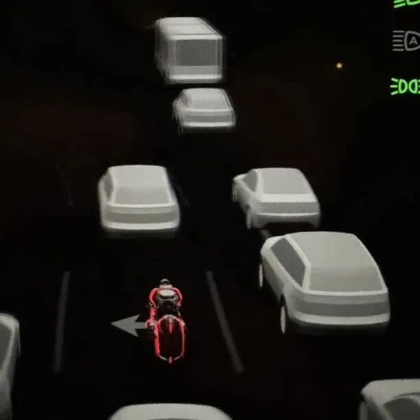 开启特斯拉<em>Tron</em>战神模式后，倒车时候真害怕。