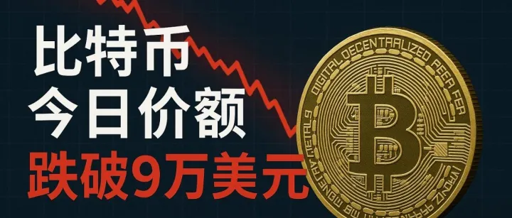 重磅：<em>BTC</em>价格跌回9万以下，抹平一年涨幅