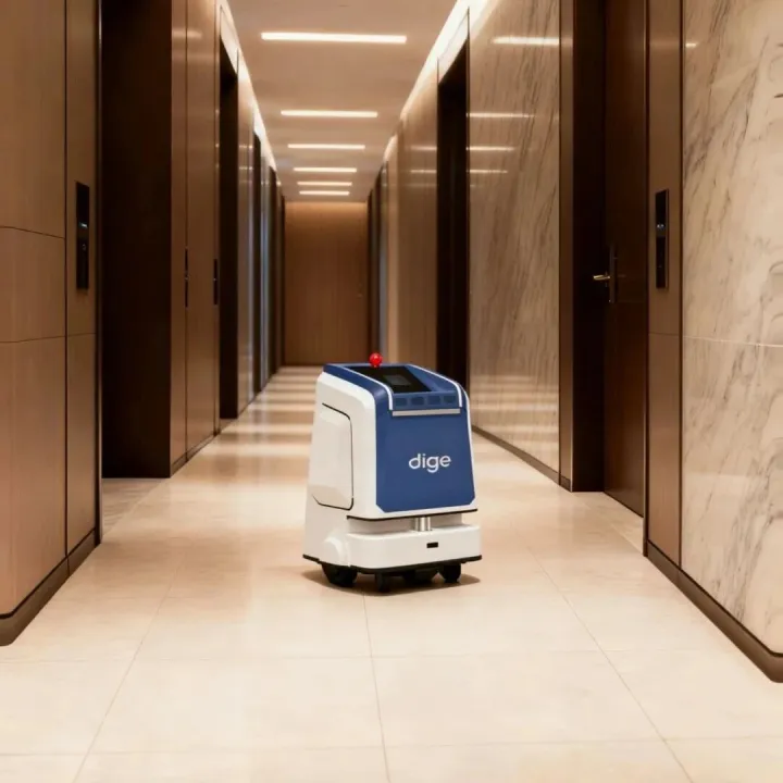 萝趣生活智能机器人优化酒店 “最后100米” 配送体验