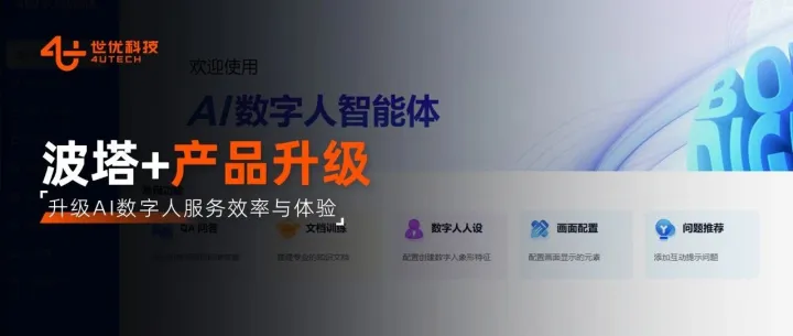 世优波塔AI数字人后台系统全新升级：配置更智能，服务更高效！