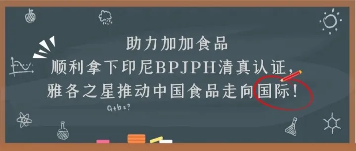 助力加加食品顺利拿下印尼BPJPH清真认证，雅各之星推动中国食品走向国际！