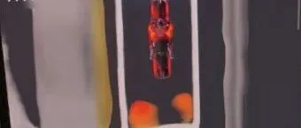 特斯拉<em>Tron</em>战神模式开下来，把别人车蹭了。