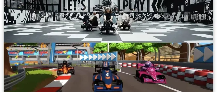 当VR遇上卡丁车：现实赛车被彻底“游戏化”了！