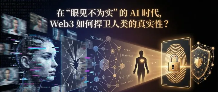 在“眼见不为实”的 AI 时代，Web3 如何捍卫人类的真实性？