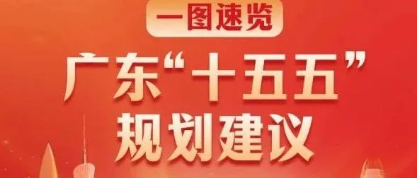 一图速览广东“十五五”规划建议