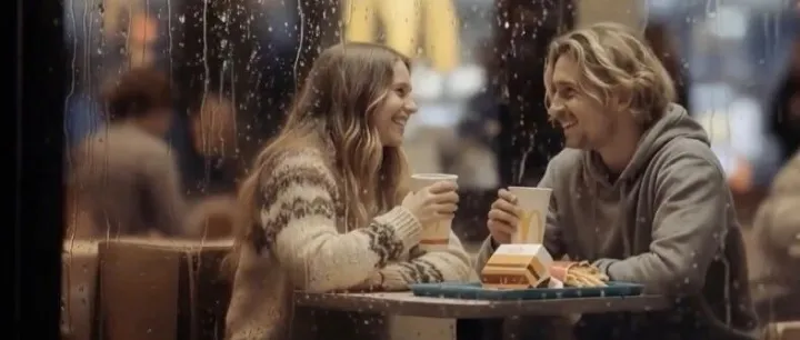 麦当劳整了个大活，AI 眼里的圣诞节长这样？网友 San 值狂掉