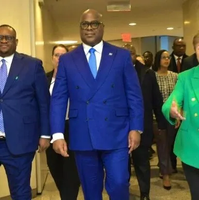 国际合作：国际货币基金组织对刚果民主共和国在华盛顿协议签署后取得的进展表示赞赏。