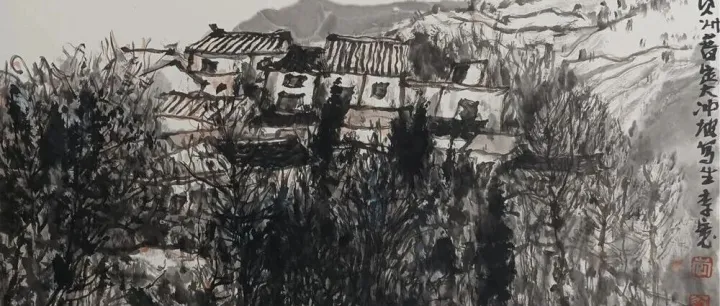 中华艺术家杂志社‖艺术家李宽贵州普定县写生作品选