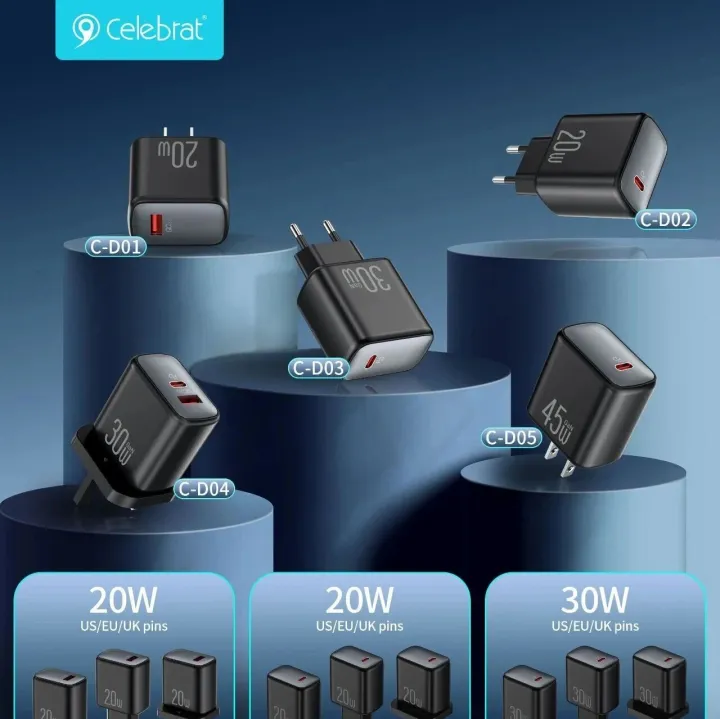 10月热卖充电器新品｜专为海外批发商打造的Celebrat系列快充解决方案