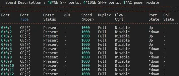 【华为交换机常用<em>命令</em>-02】<em>查询</em>光模块是否缺失