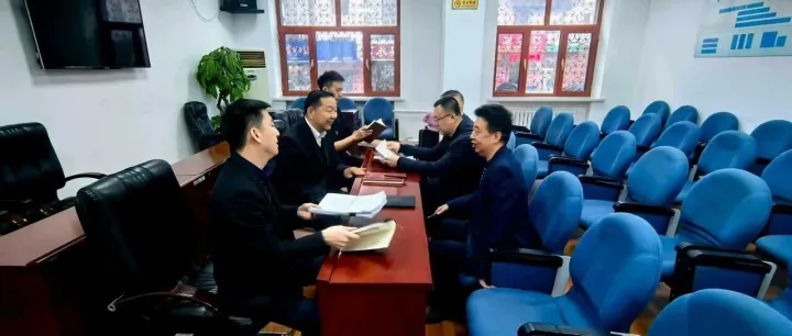 中盟集团赴哈尔滨中院就企业案件执行工作开展交流座谈