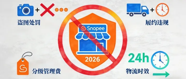 盗图五次，出局！十二月通知弹窗不断的Shopee“规矩变多”了
