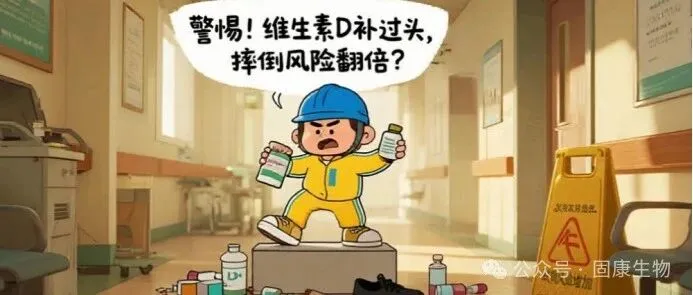 国际研究警示：绝经女性维生素D水平≥60 ng/mL，跌倒风险翻倍