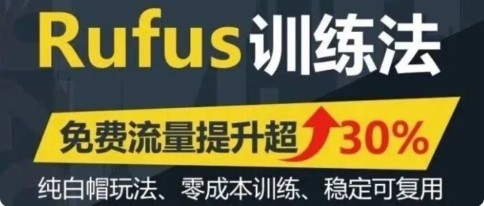 亚马逊40亿大卖独家-Rufus训练，带动50%+自然流量，红海类目转化率10%提升25%！！！