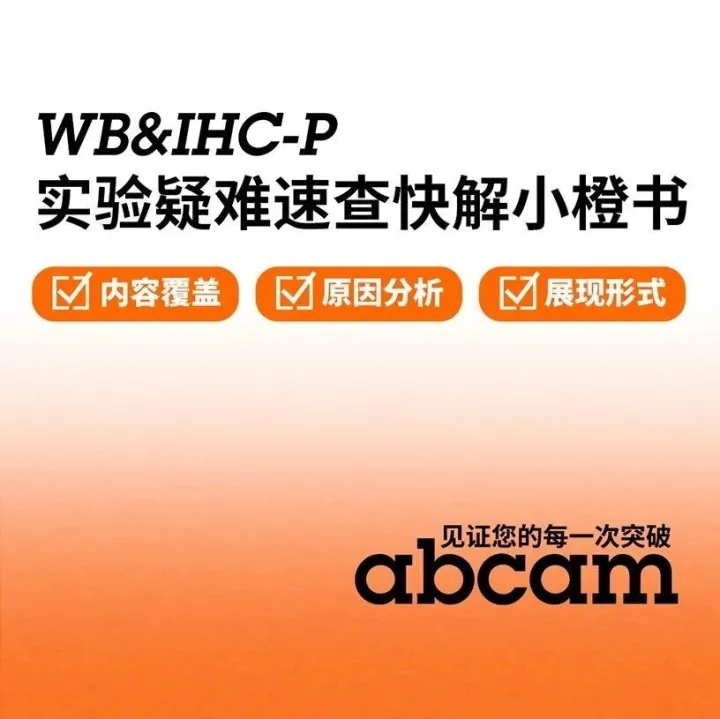 0帧起手！WB&IHC-P实验疑难速查快解小橙书