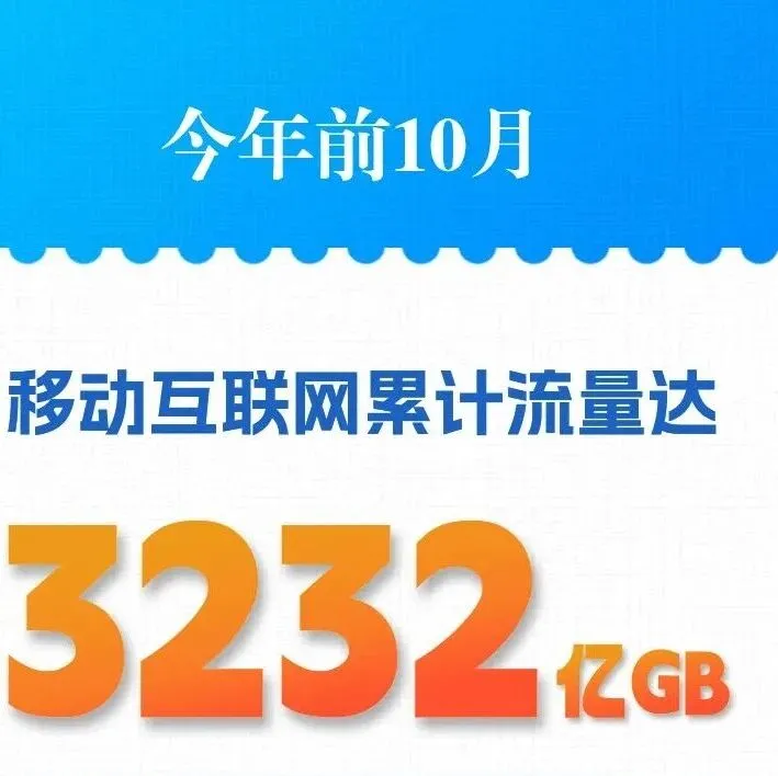 10月份平均22.21GB，你“刷”了多少？