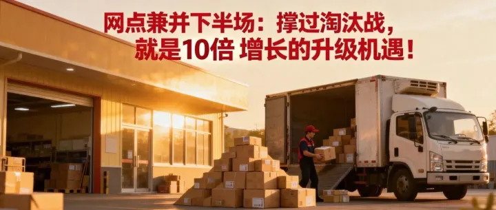 网点兼并下半场：撑过淘汰战，就是10倍增长的升级机遇！