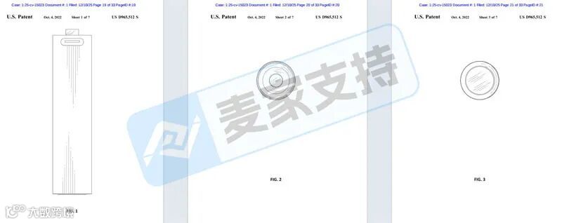 5-cv-15023,USB可充电电池双专利维权,尤其Temu卖家重点排查!"