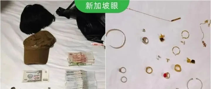 新加坡豪宅区一路行窃，40岁外国籍男子被捕后，搜出假发与珠宝