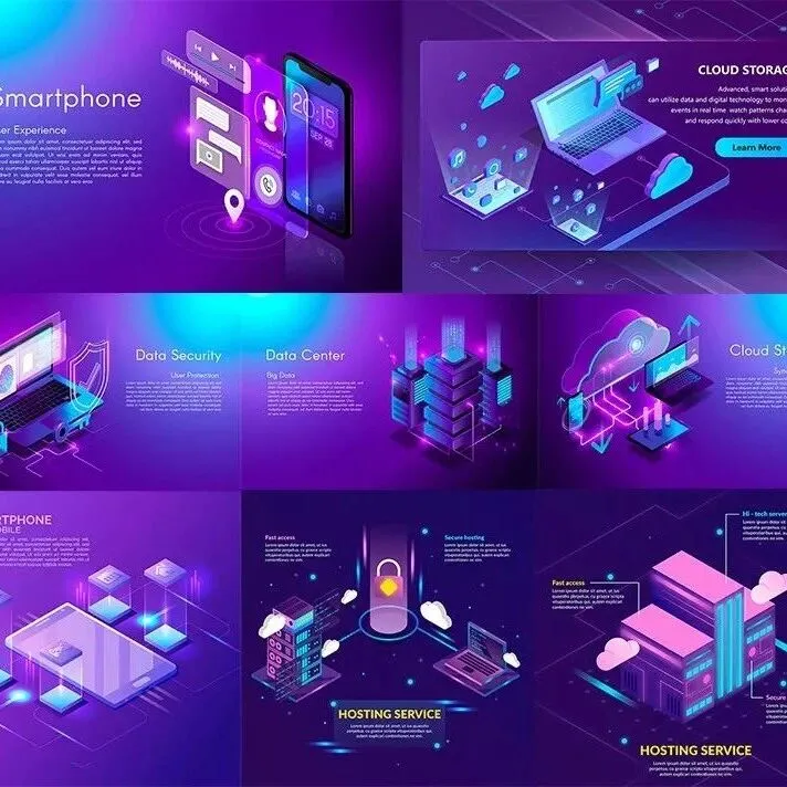 设计师不会C4D,月薪过3万的秘密: 360套精品2.5D插画素材库