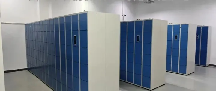 员工智能人脸储物柜又完成交货啦