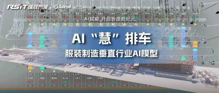 瑞晟AI“慧”排车：服装制造垂直行业AI模型，让服装生产“智”在必得！