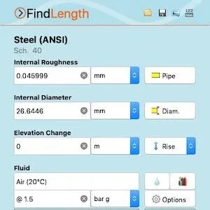Pipe <em>Flow</em> Wizard 软件 ——长度计算器