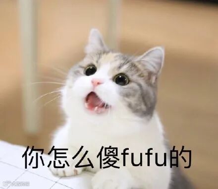 你怎么傻 fufu的(傻乎乎的)