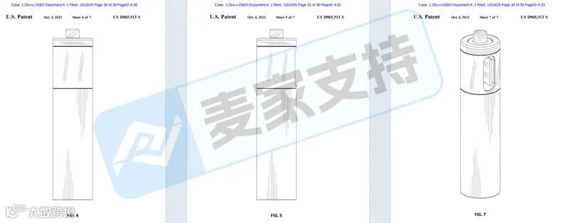 5-cv-15023,USB可充电电池双专利维权,尤其Temu卖家重点排查!"