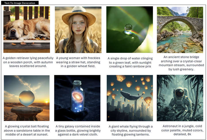 图15：多模态理解和视觉生成能力的定性结果。模型为 Janus-Pro-7B，视觉生成的图像输出分辨率为 384×384