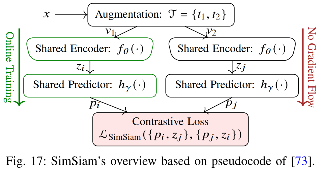 图17：SimSiam流程图