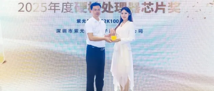 荣誉时刻｜紫光同创荣获“2025年度硬核处理器芯片奖”