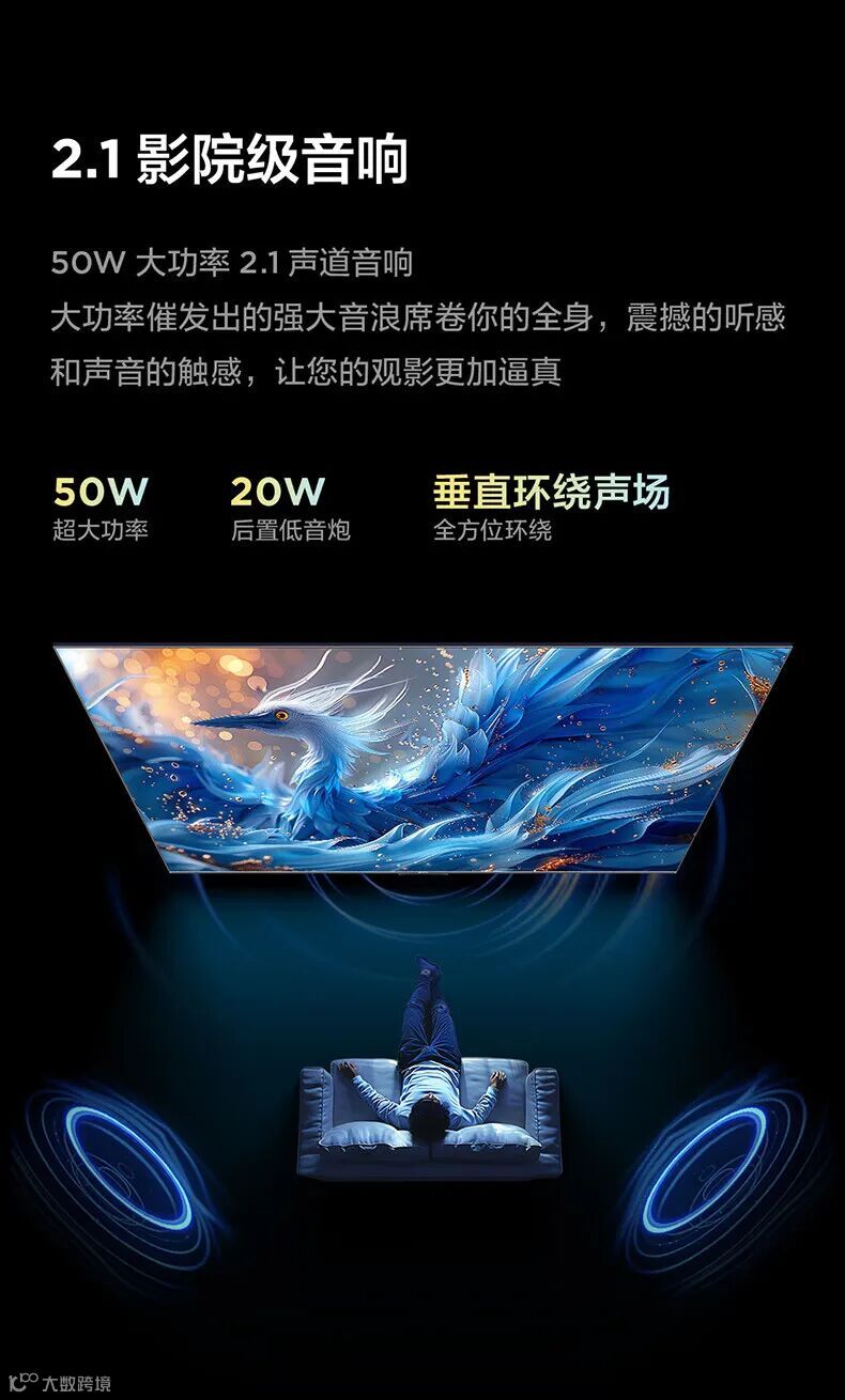 雷鸟推出 2024 款鹤 6 Pro 电视:1300 尼特 MiniLED 屏幕,2999 元起