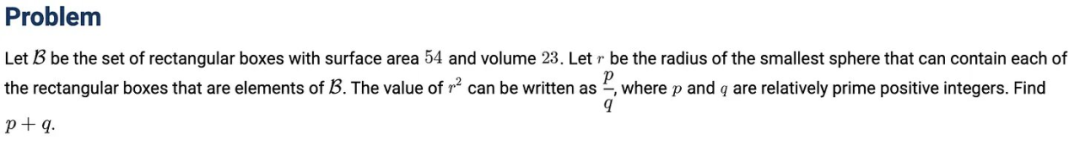 AIME 2024 中的示例问题