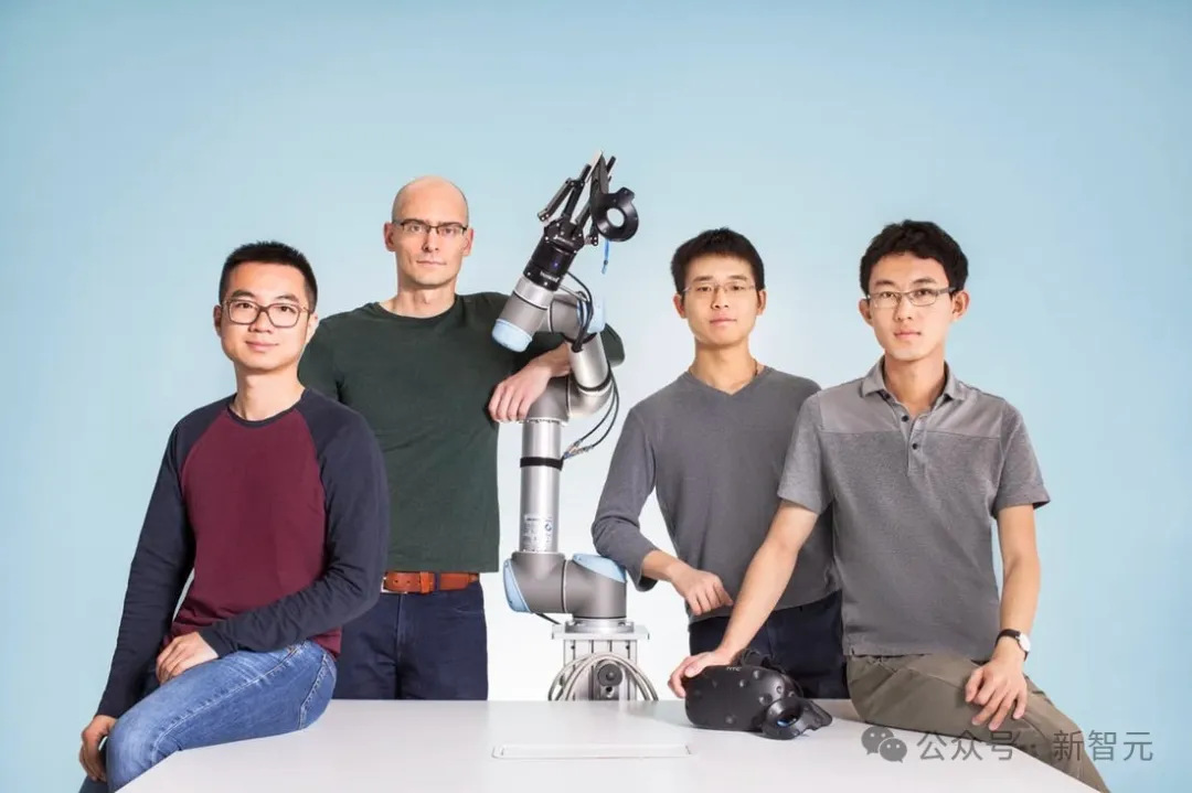 The Covariant.ai founding Team(left-to-right): Peter Chen (CEO), Pieter Abbeel (President and Chief Scientist), Rocky Duan (CTO), Tianhao Zhang (Research Scientist)