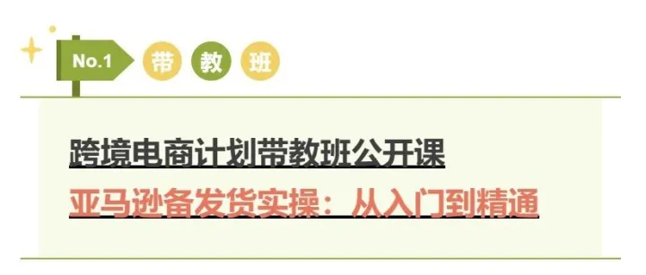 亚马逊备发货实操：从入门到精通