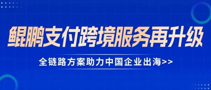 鲲鹏支付跨境服务再升级，全链路方案助力中国企业出海