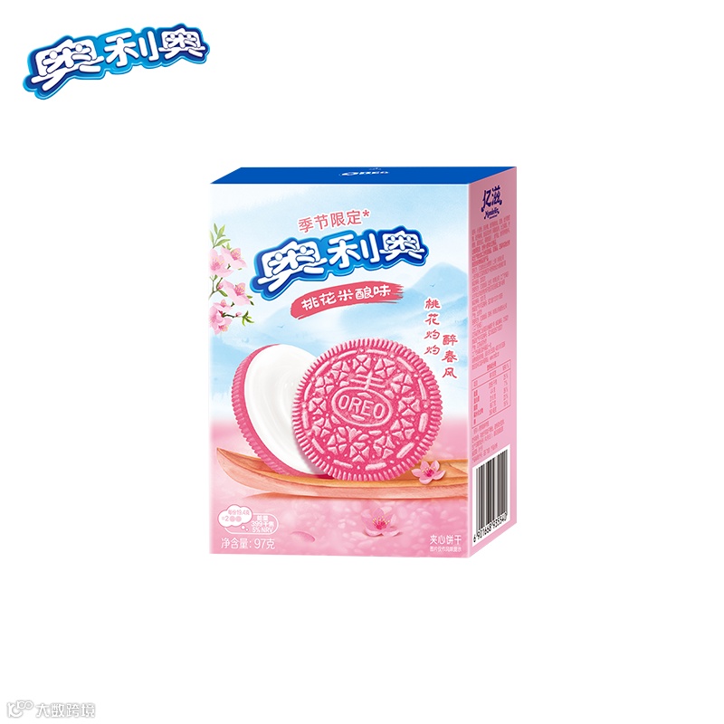 奥利奥夹心饼干桃花米酿味97G.png
